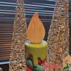 Candela Led Con Piattino EDG Enzo De Gasperi – Decorazione Natalizia di Design