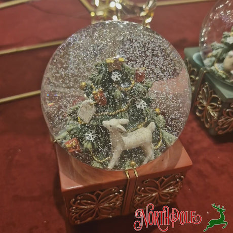 Sfera Acqua Babbo Cerbiatto EDG Enzo De Gasperi – Decorazione Natalizia di Design