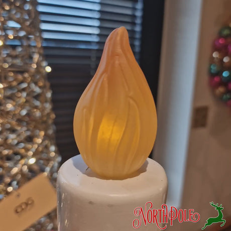 Candela Led Con Piattino EDG Enzo De Gasperi – Decorazione Natalizia di Design