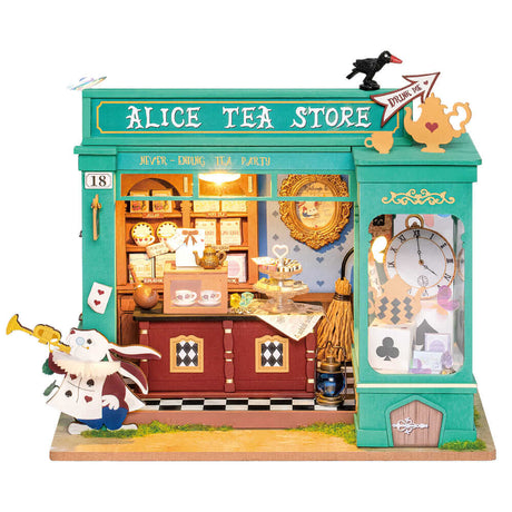Rolife Alice'S Tea Store Kit Fai-Da-Te Creativo E Decorazione DG156