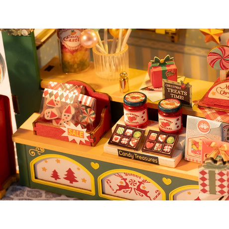 Rolife Bancarella di Caramelle di Natale - Kit Fai-da-Te Creativo e Decorazione