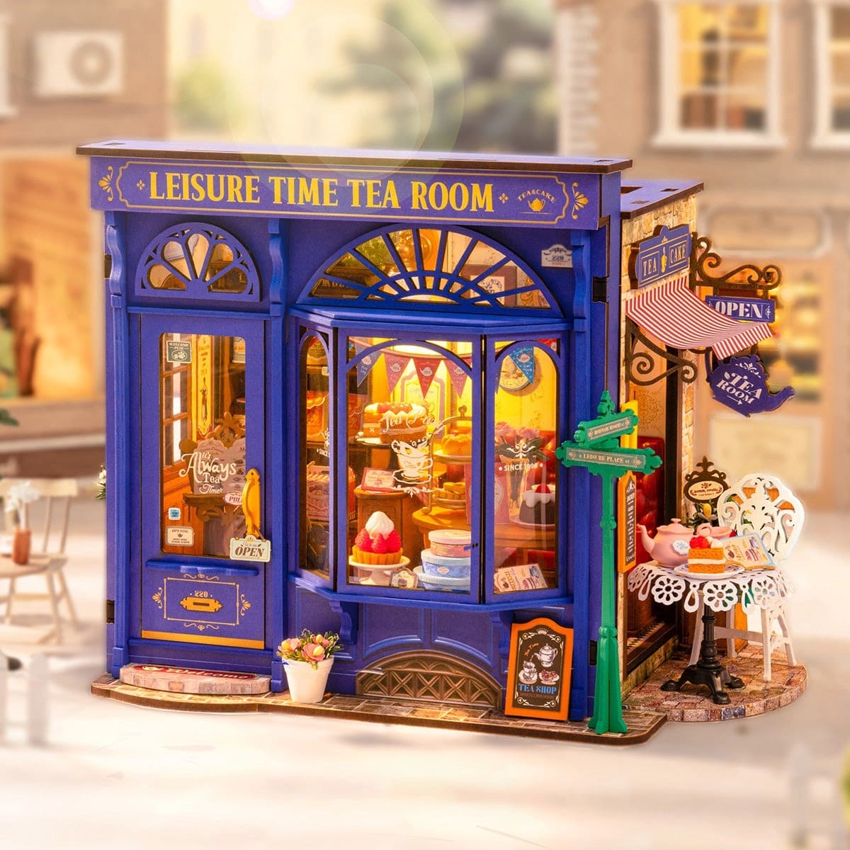Rolife Sala da Tè del Tempo Libero - Kit Fai-da-Te Creativo e Decorazione
