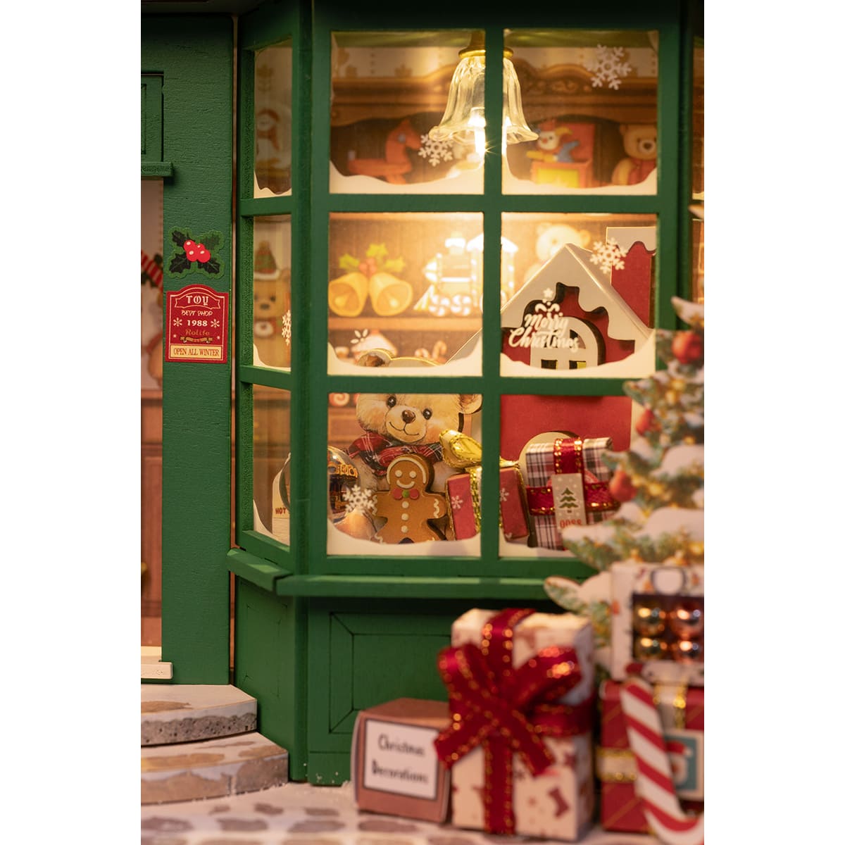 Rolife Santa'S Toy Shop Kit Fai-Da-Te Creativo E Decorazione DP006