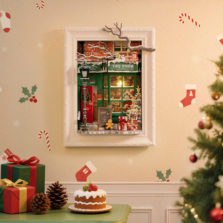 Rolife Santa'S Toy Shop Kit Fai-Da-Te Creativo E Decorazione DP006