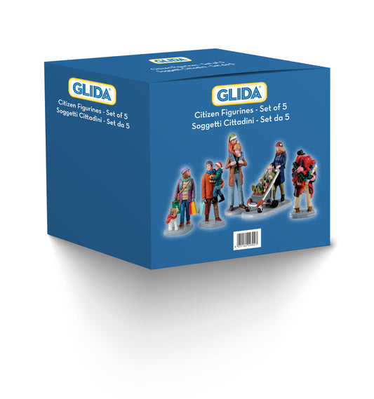 Glida Europe kit di scorrimento personaggi Lemax Moderni