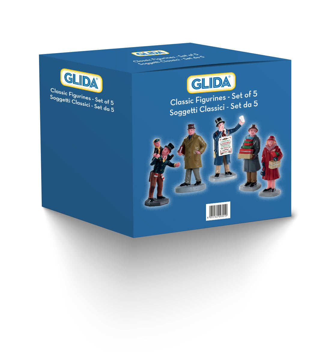 Glida Europe kit di scorrimento personaggi Lemax Classici