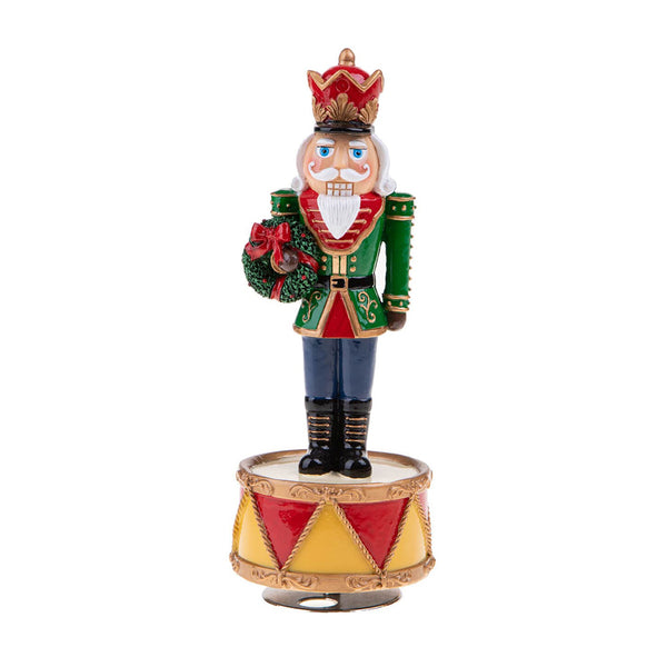 Nutcracker natalizio verde musicale da acquistare in Italia