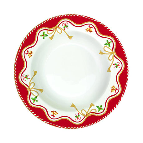 Servizio piatti da 18 pezzi in porcellana Christmas Tale Easy Life