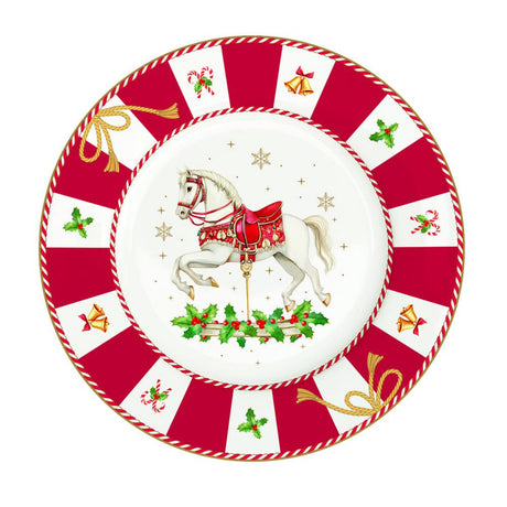 Servizio piatti da 18 pezzi in porcellana Christmas Tale Easy Life