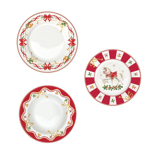 Servizio di piatti da 18 CHRISTMAS TALE Easy Life Pozzi Milano