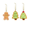 Set 16 decorazioni natalizie in ceramica Christmas Easy Life
