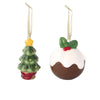 Set 16 decorazioni natalizie in ceramica Christmas Easy Life