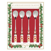 Set 4 cucchiaini da tè con manico in porcellana Magie de Noel Easy Life