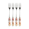 Set 4 forchette dolce con manico in porcellana MAGIE DE NOEL Easy Life
