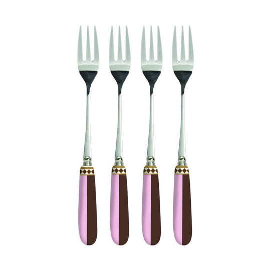 Set 4 forchette dolce con manico in porcellana SWEET MOMENTS Easy Life