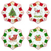 Set 4 piatti dessert Ø 16 cm CHRISTMAS TALE Easy Life Pozzi Milano