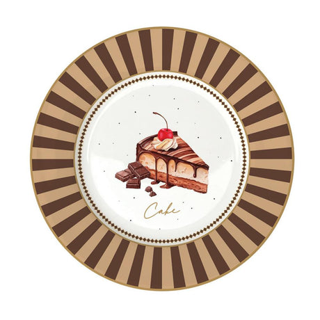 Set 4 piatti dessert in porcellana Sweet Moments Easy Life