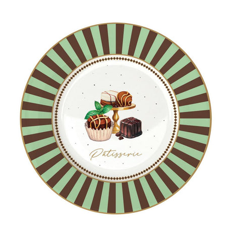 Set 4 piatti dessert in porcellana Sweet Moments Easy Life