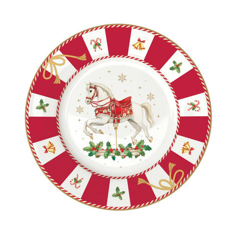 Set 4 piatti dessert in scatola regalo Christmas Tale Easy Life