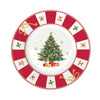 Set 4 piatti dessert in scatola regalo Christmas Tale Easy Life