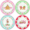 Set 4 piatti in porcellana SWEET CHRISTMAS Easy Life Pozzi Milano