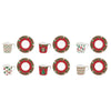 Set 6 tazzine in scatola regalo Jingle Bells Easy Life