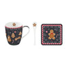 Set mug in porcellana 350 ml Gingerbread Easy Life