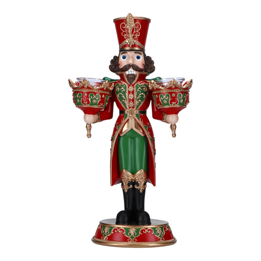 Nutcracker Natalizio porta candele