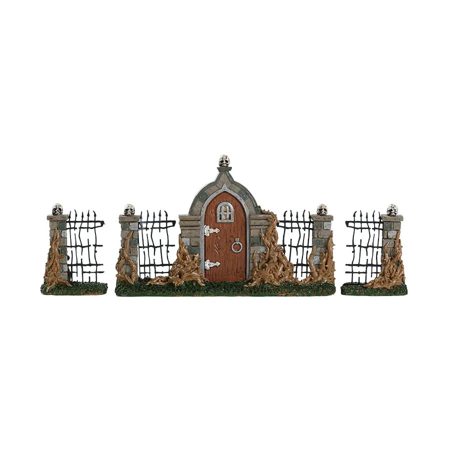 Lemax 84343 Bramble Gate Set Of | North Pole Christmas Shop