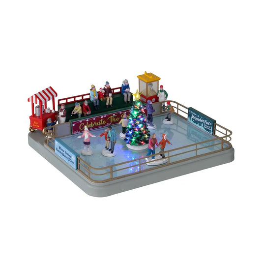 Lemax 14871 Outdoor Skating Rink | North Pole Christmas Shop