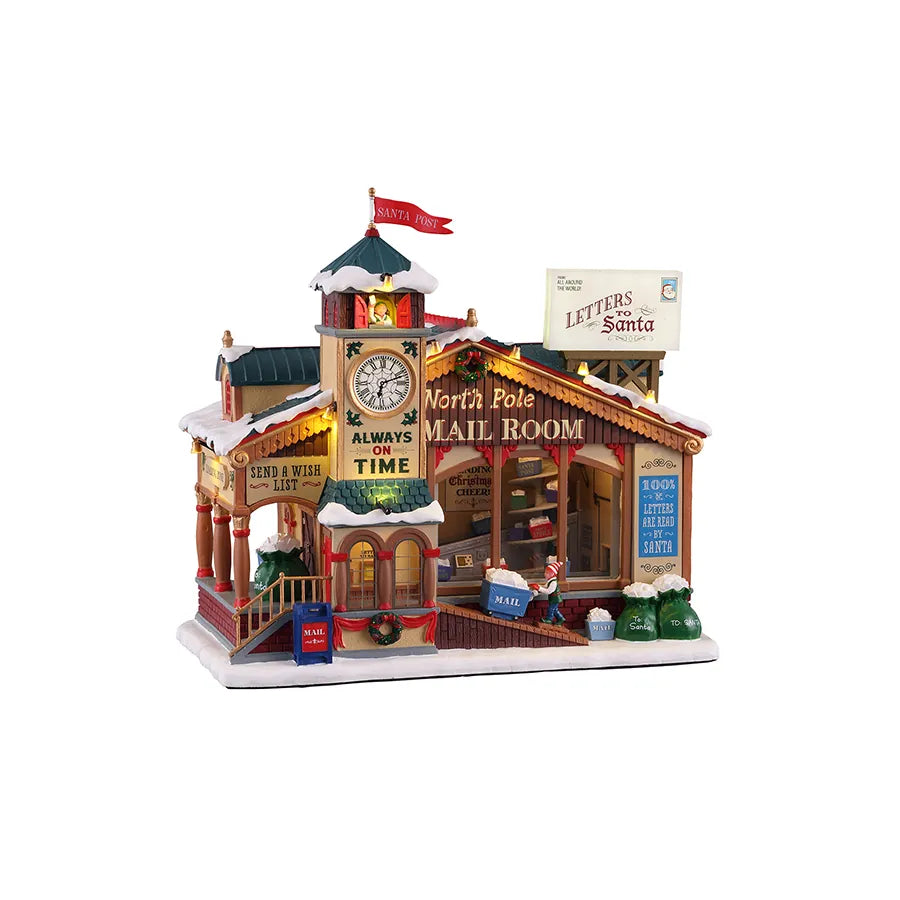 Lemax 15733 North Pole Mail Room | North Pole Christmas Shop