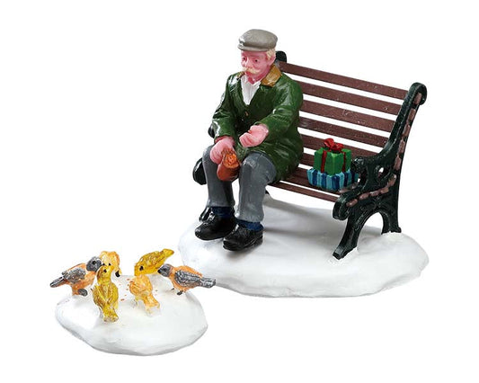 Acquista in Italia Lemax 2024 42905 Feeding Pigeons, set di 2