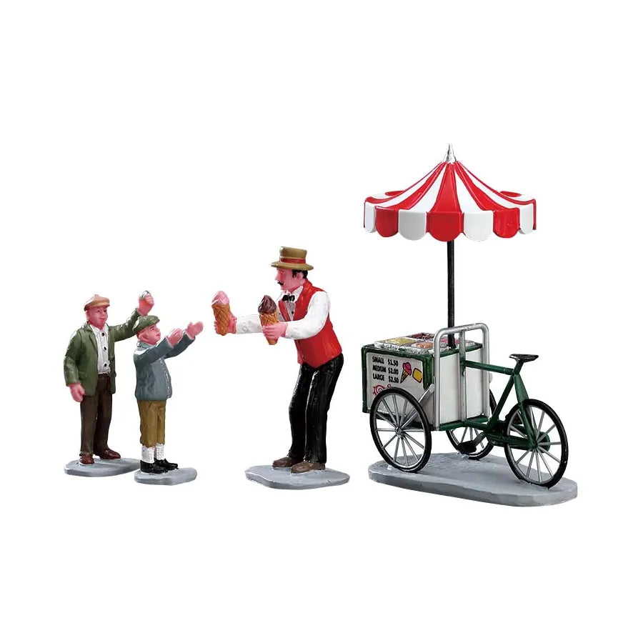 Lemax 32139 Gelato Cart Set Of 4 | North Pole Christmas Shop