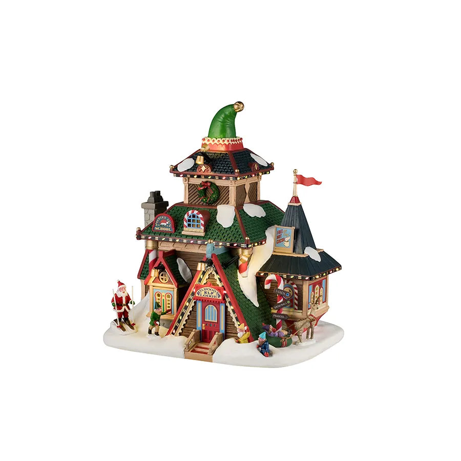 Lemax 45224 Elwood'S Elf Lodge | North Pole Christmas Shop