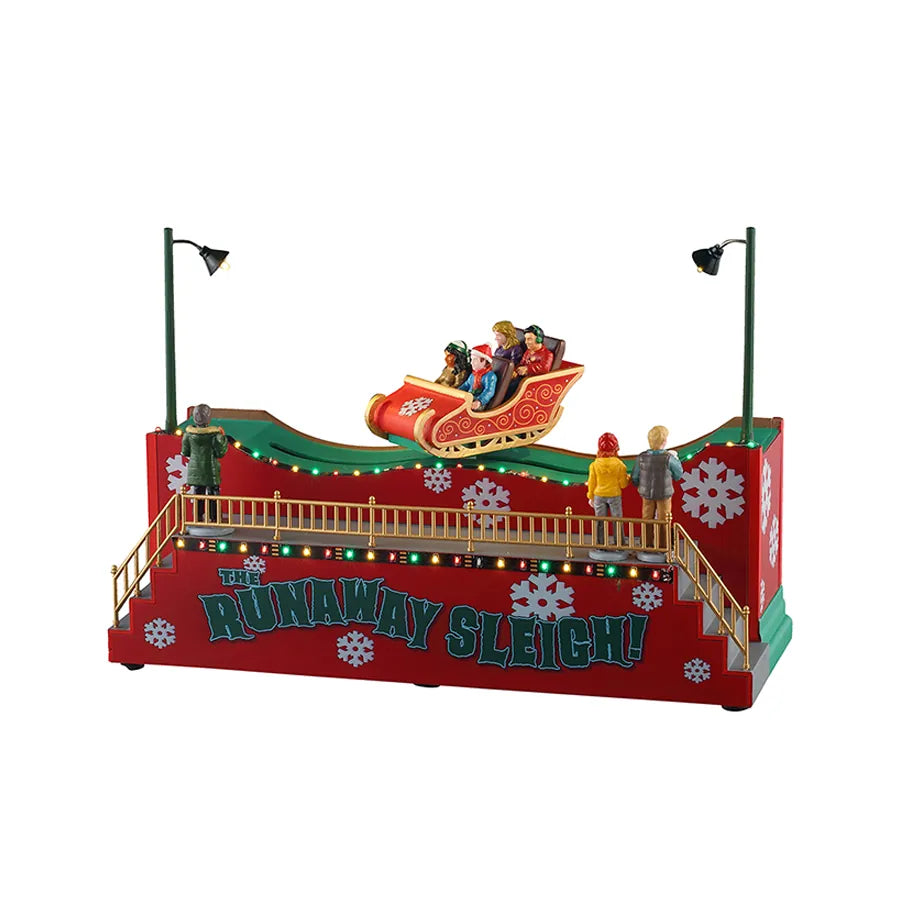 Lemax 54453 The Runaway Sleigh | North Pole Christmas Shop