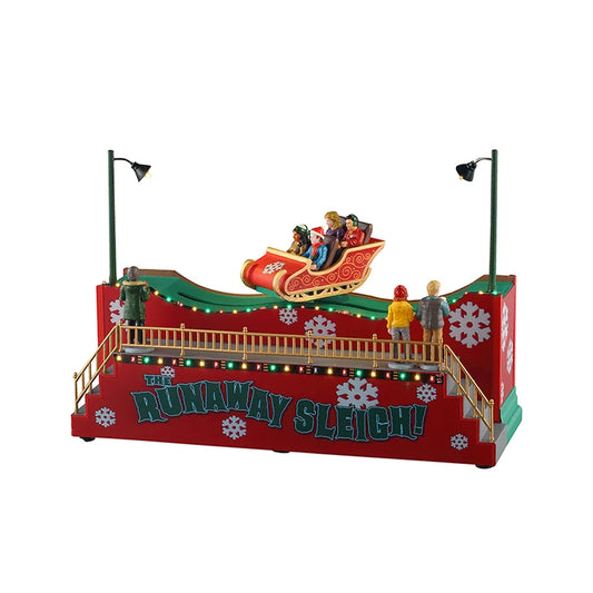 Lemax 54453 The Runaway Sleigh | North Pole Christmas Shop