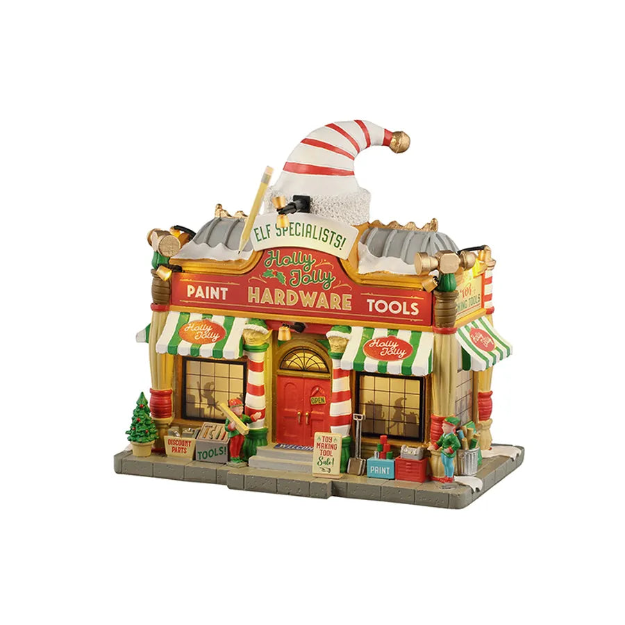 Lemax 55321 Holly Jolly Hardware | North Pole Christmas Shop