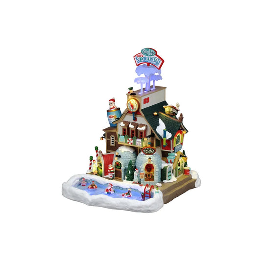 Lemax 65522 Santa'S Hot Springs | North Pole Christmas Shop