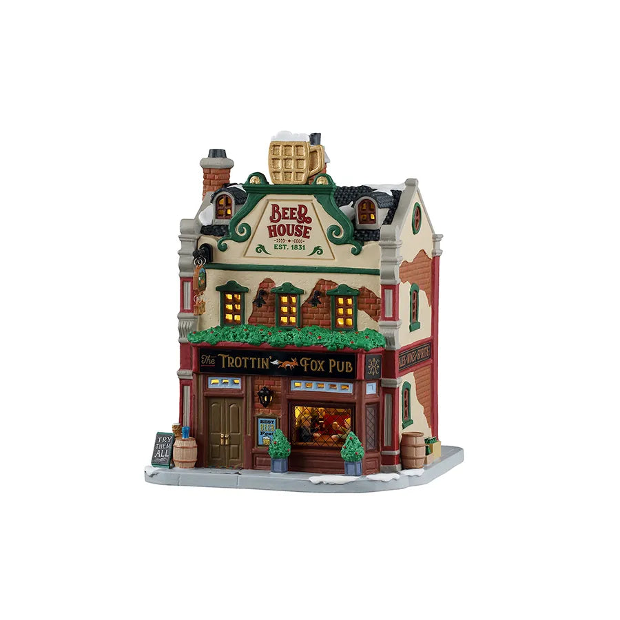 Lemax 65555 The Trottin' Fox Pub | North Pole Christmas Shop