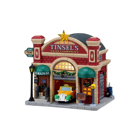 Lemax 65571 Tinsel'S Taxi | North Pole Christmas Shop