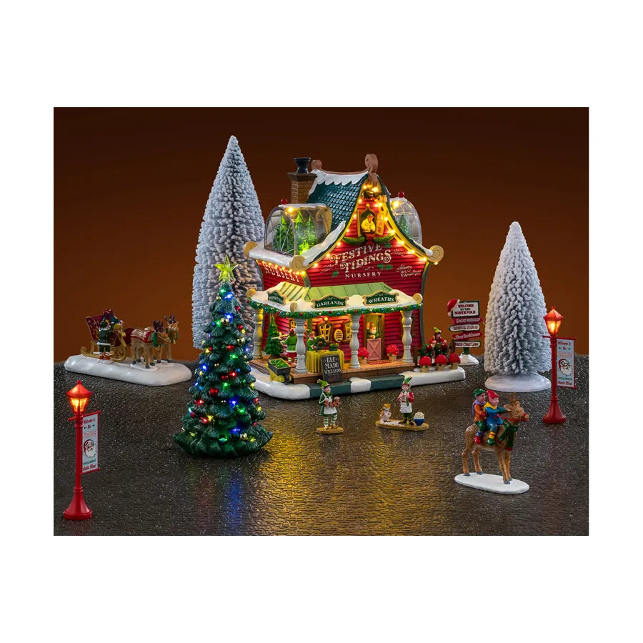 Lemax 66708 Festive Tidings | North Pole Christmas Shop