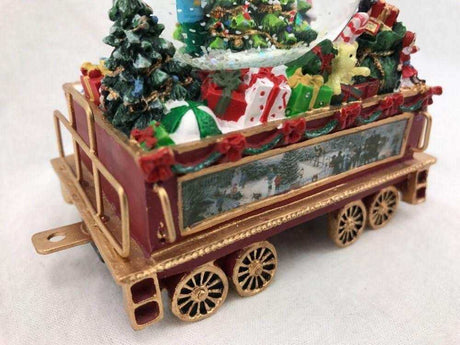 Thomas Kinkade Trenino Natalizio Snowglobe Set di 6
