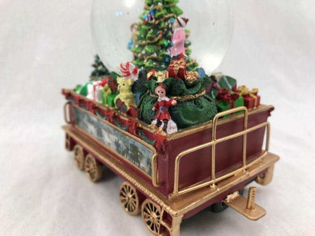 Thomas Kinkade Trenino Natalizio Snowglobe Set di 6