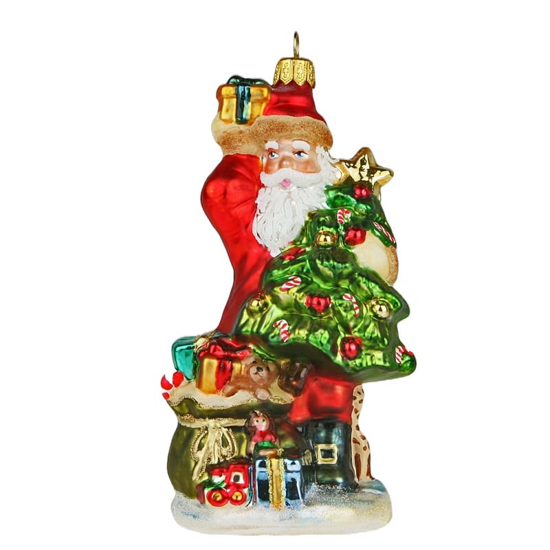 Acquista in Italia Santa con Albero di Natale Komozja Family