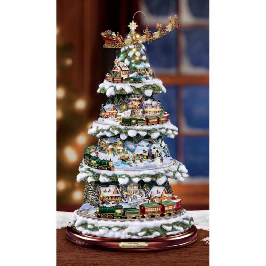 Comprare in Italia Thomas Kinkade Albero del Paese delle Meraviglie