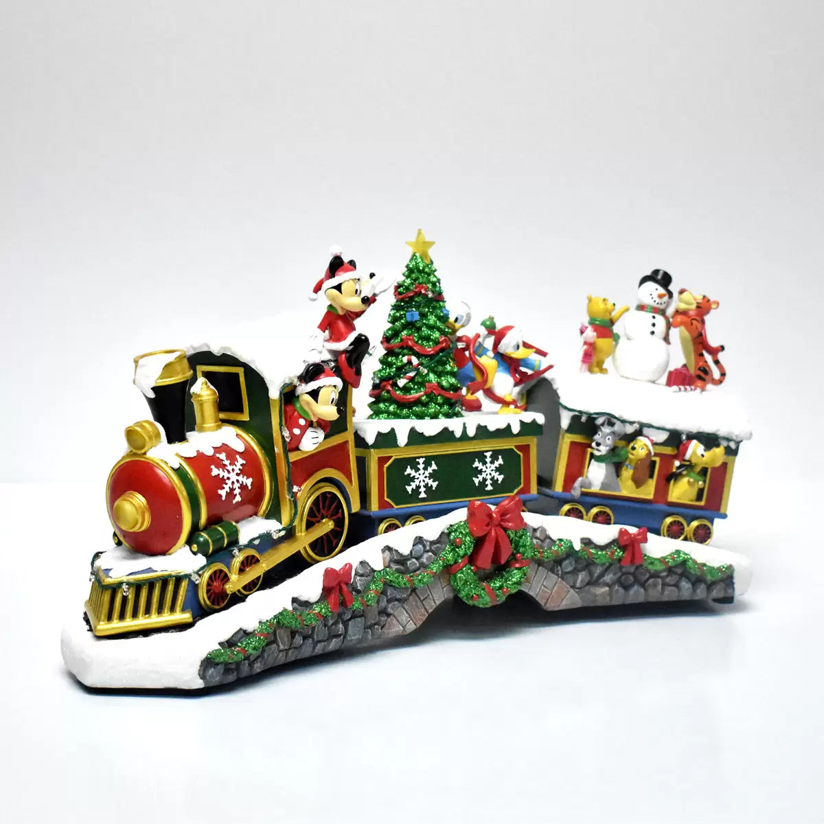 Disney treno natalizio ornamento da tavolo