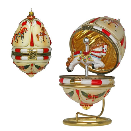Acquista in Italia Uovo con Cavallo di una Giostra Komozja Family