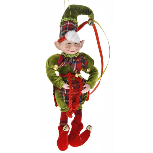 Acquista in Italia Iliadis Elfo di Natale verde e rosso