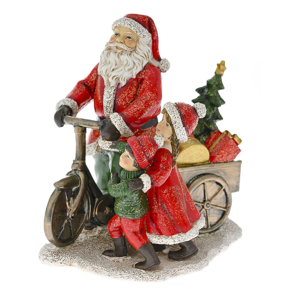 Acquista in Italia Iliadis Babbo Natale In bicicletta