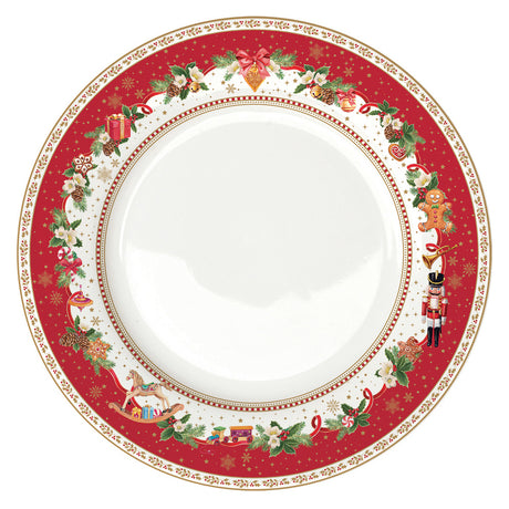 Servizio da 6 piatti (18 pz) in porcellana Christmas Memories Easy Life